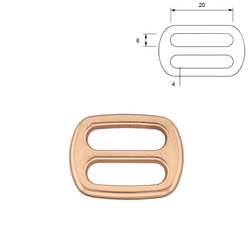 Metal Tri Glide - Rose Gold