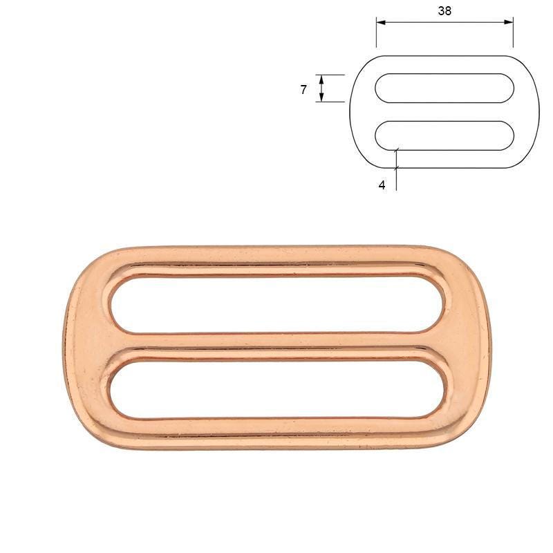 Metal Tri Glide - Rose Gold